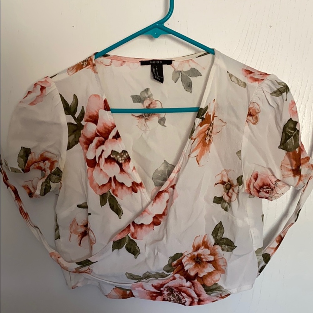 Floral crop top